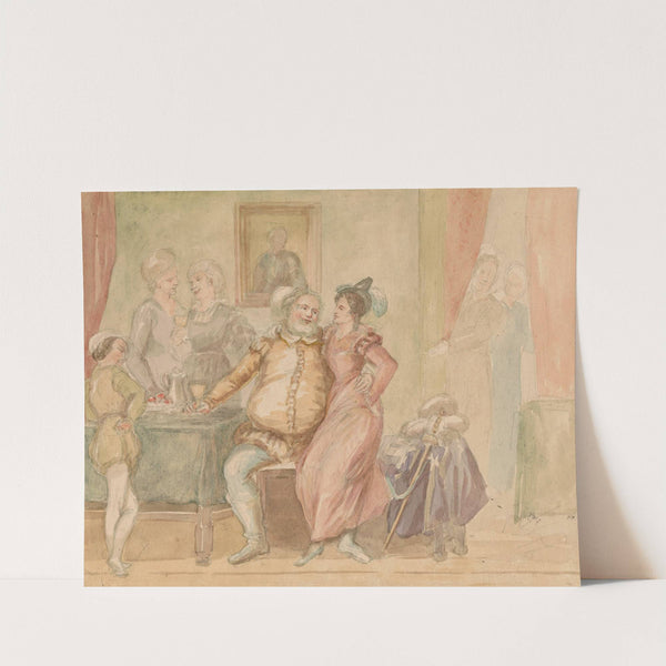 Illustrations to Shakespeare’s Falstaff plays Pl.04 (19th century) by John Massey Wright