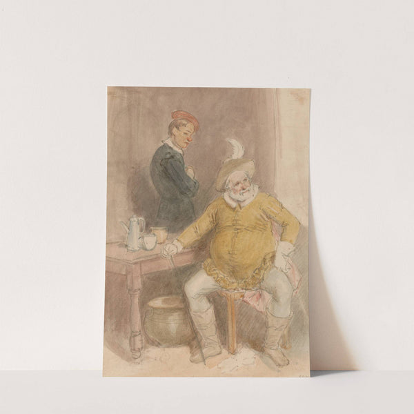 Illustrations to Shakespeare’s Falstaff plays Pl.05 (19th century) by John Massey Wright