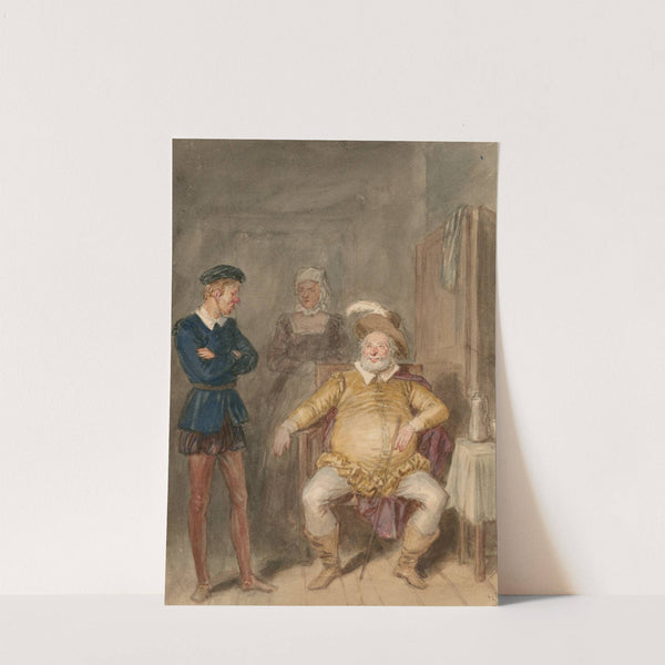 Illustrations to Shakespeare’s Falstaff plays Pl.06 (19th century) by John Massey Wright