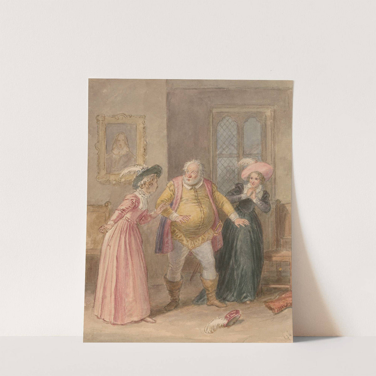 Illustrations to Shakespeare’s Falstaff plays Pl.10 (19th century) by John Massey Wright