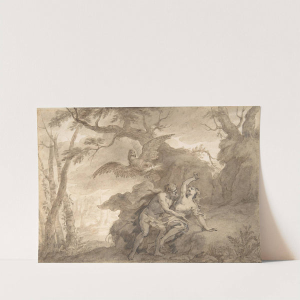 Illustrations to the Metamorphoses of Ovid; Jupiter and Io (.1); Jupiter and Io, disguised as a white beifer (.2); Mercury Rescuing Io from Argus (.3) by Godfried Maes