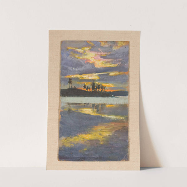 Iltarusko visuvedellä (1891) by Akseli Gallen-Kallela