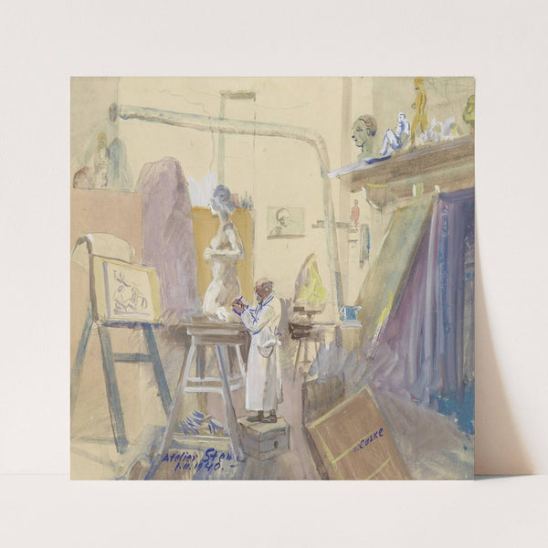 Im Bildhaueratelier (1940) by Oskar Laske