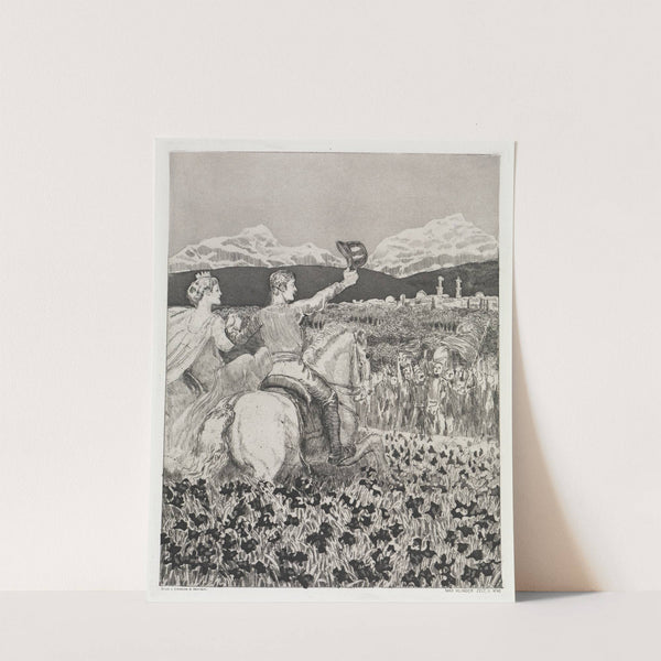 Im eignen Land (Zelt, Opus XIV, 2. Teil, Nr. 43) (1915) by Max Klinger