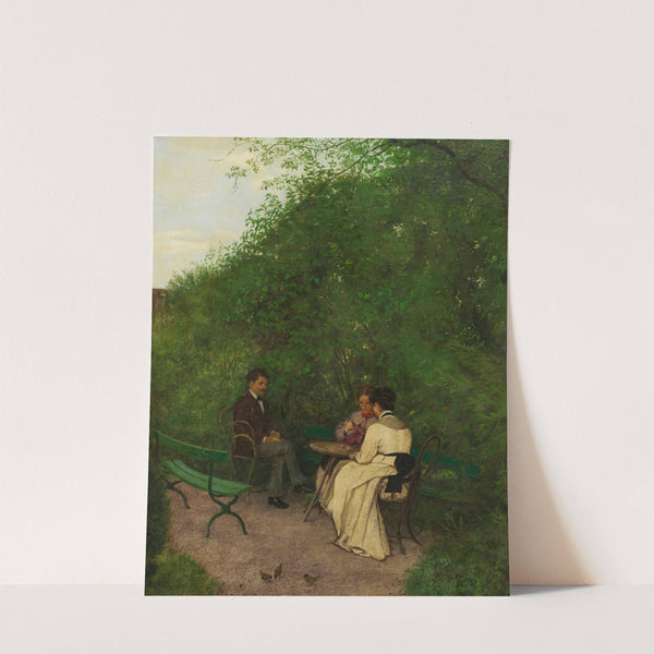 Im Garten (1877) by Hans Thoma