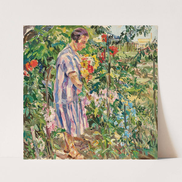 Im Garten by August Rieger