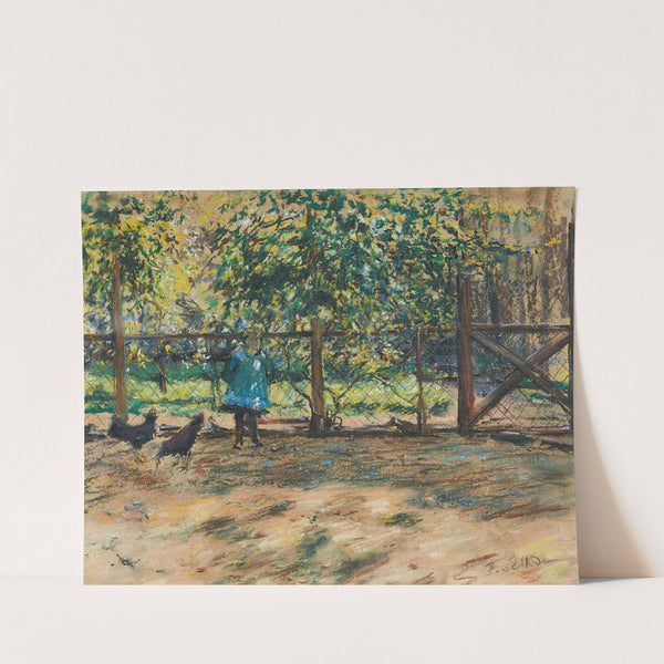 Im Garten by Fritz von Uhde