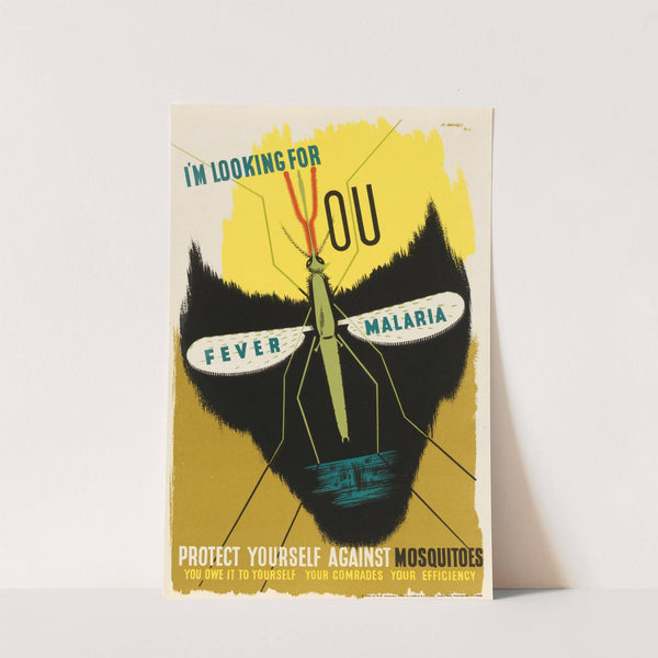 I’m Looking for You – Fever – Malaria by Abram Games