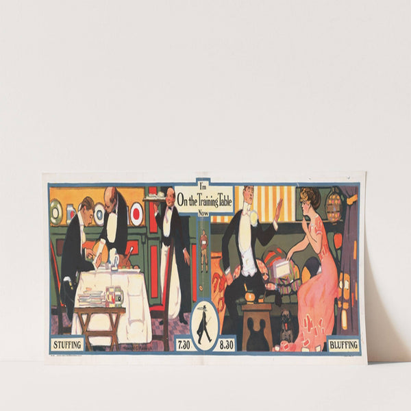 I’m on the training table now (1909) by Howard Crosby Renwick