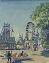 Im Prater bei der Hochschaubahn, Riesenrad u. Filmpalast (1942)