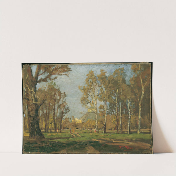 Im Prater bei der Rotunde (1885) by Tina Blau