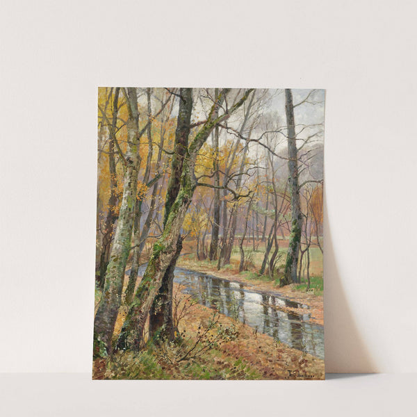 Im Spätherbst. Motiv aus Hadersdorf by Therese Schachner