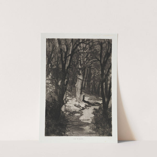 Im Walde (Dramen, Opus IX, Blatt 6) (1883) by Max Klinger