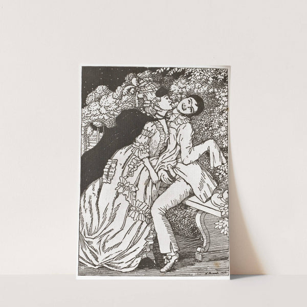 Image from Somov’s ‘Livre de la marquise’ 3 by Konstantin Andreevich Somov