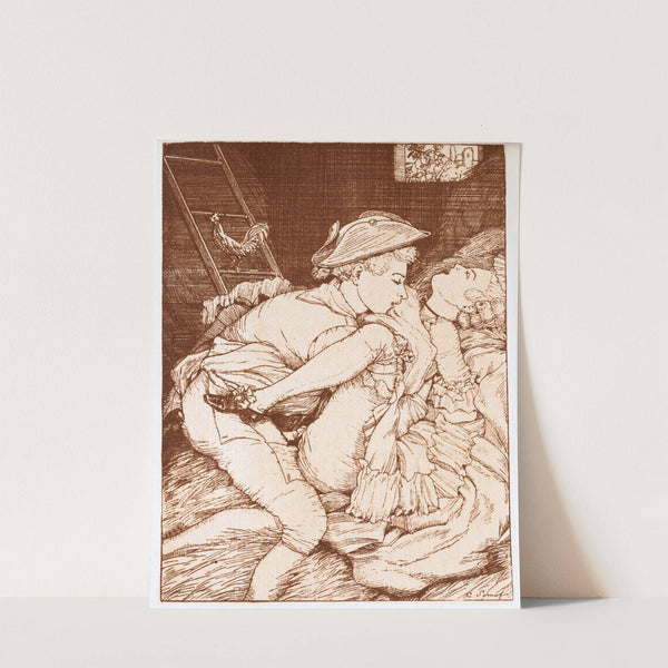 Image from Somov’s ‘Livre de la marquise’ 6 by Konstantin Andreevich Somov