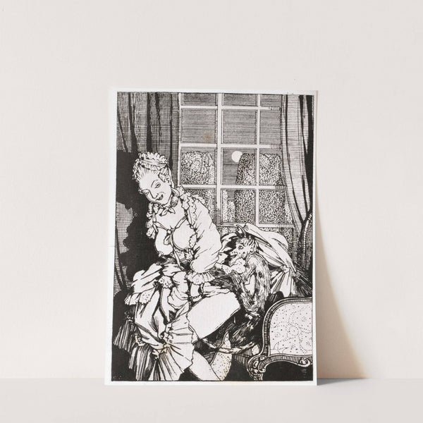 Image from Somov’s ‘Livre de la marquise’ 7 by Konstantin Andreevich Somov