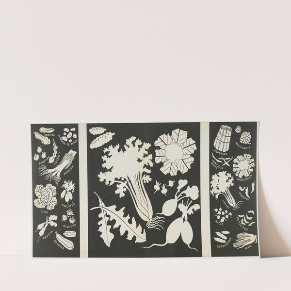 Images à colorier, Des Légumes Pl.08 (1935) by Elena Pavlovna Gertik