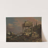 Imaginary View with a Tomb by the Lagoon by Canaletto