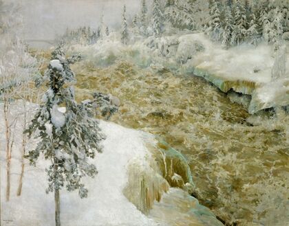 Imatra Falls in Snow ; Imatra in Winter