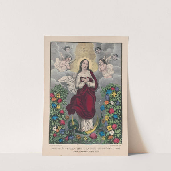 Immaculée conception by Currier & Ives.