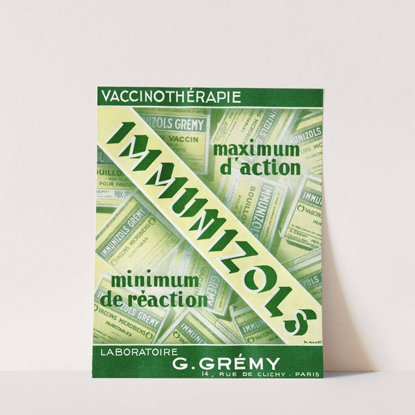 Immunizols (1910-1950) by M. Mallet