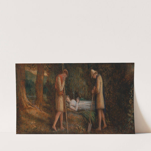 Imogen and the Shepherds, ‘Cymbeline,’ Act IV, scene II (ca. 1874) by James Smetham