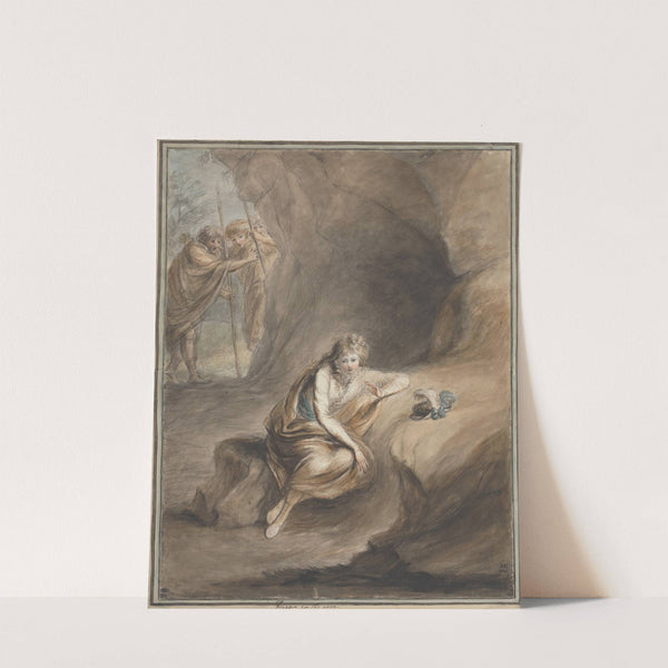Imogen in the Cave, 'Cymbeline', Act III, Scene VI by Mary Hoare