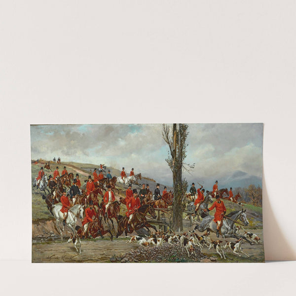 Imperial hunting in Gödöllő (1887) by Wojciech Kossak