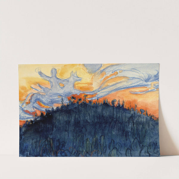 Impivaara from Far (1907) by Akseli Gallen-Kallela