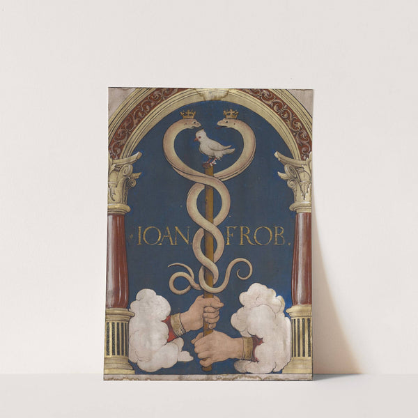 Impresa of the Basel Book Printer Johann Froben by Hans Holbein The Younger