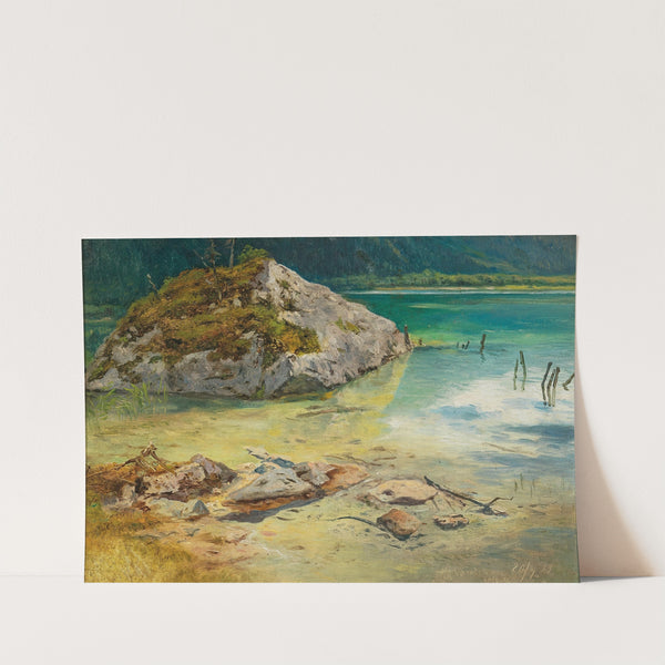 Impression of Lake Attersee (1889) by Anton Schrödl