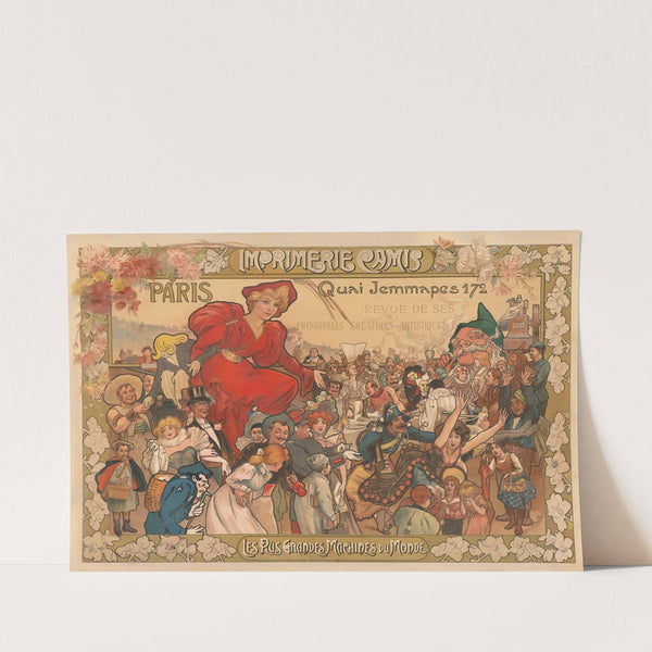 Imprimerie Camis Quai Jemmapes 172. revue de ses principales créations artistiques. Les plus grandes machines du monde (1898) by Imp. Camis