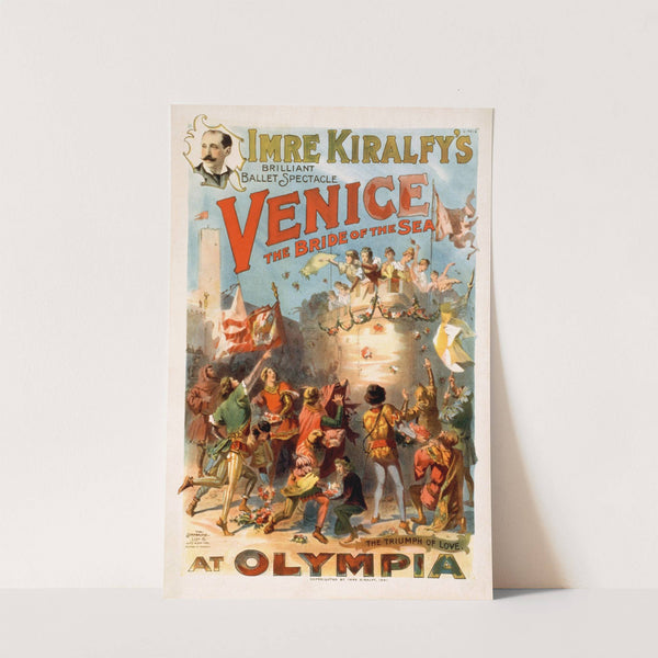 Imre Kiralfy's brilliant ballet spectacle, Venice, the bride of the sea at Olympia. by Strobridge & Co. Lith.