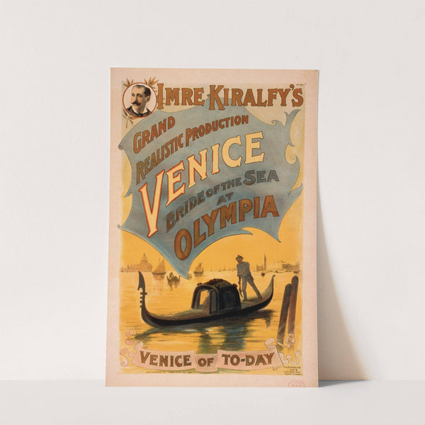 Imre Kiralfy’s grand realistic production, Venice, bride of the sea at Olympia (1891) by Strobridge & Co. Lith.