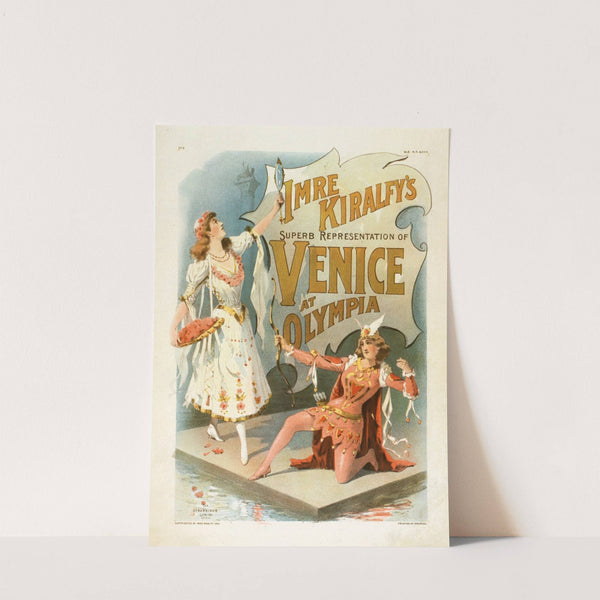 Imre Kiralfy's superb representation of Venice at Olympia by Strobridge & Co. Lith.