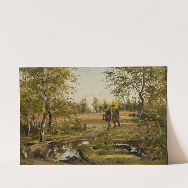 In a birch forest by Włodzimierz J. Makowski