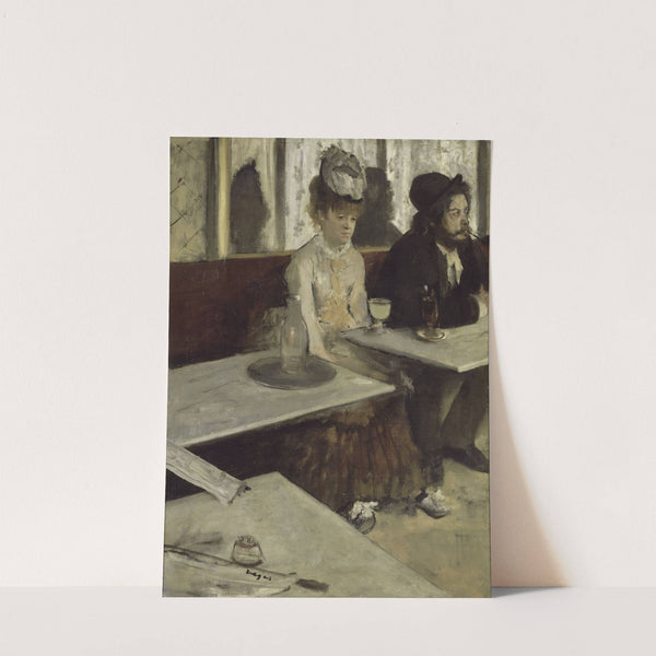 In A Café (1873) by Edgar Degas