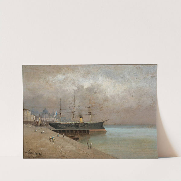 In a French Port by Lannóy