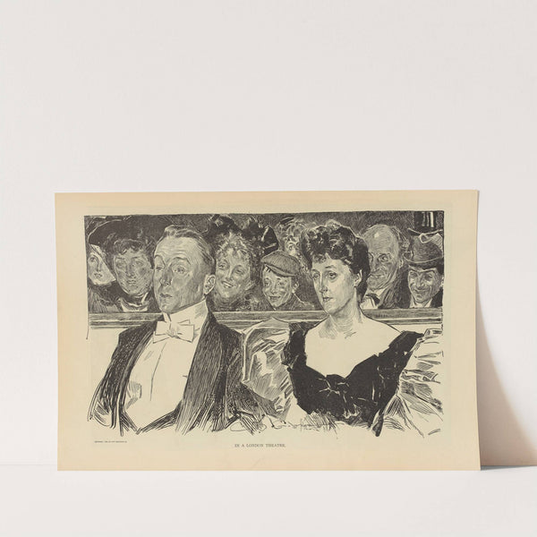 In a London theatre (1893-1900) by Charles Dana Gibson