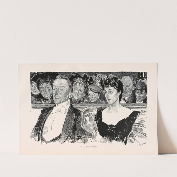 In a London theatre (1896) by Charles Dana Gibson