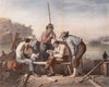 In a Quandry, Mississippi Raftmen Playing Cards (1852)