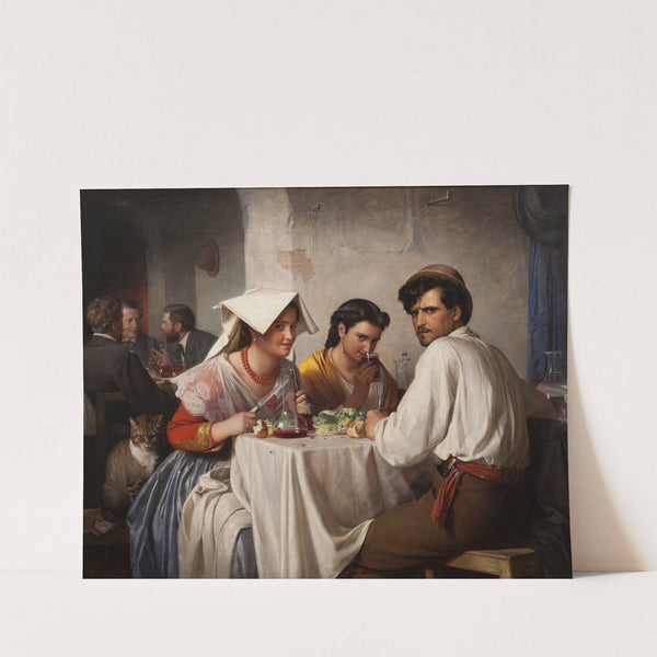 In a Roman Osteria (1866) by Carl Bloch