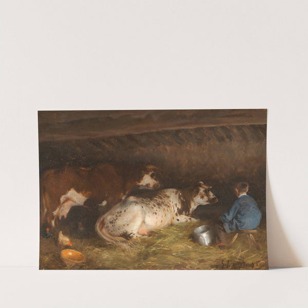 In a Stable by Gabriel Amoretti