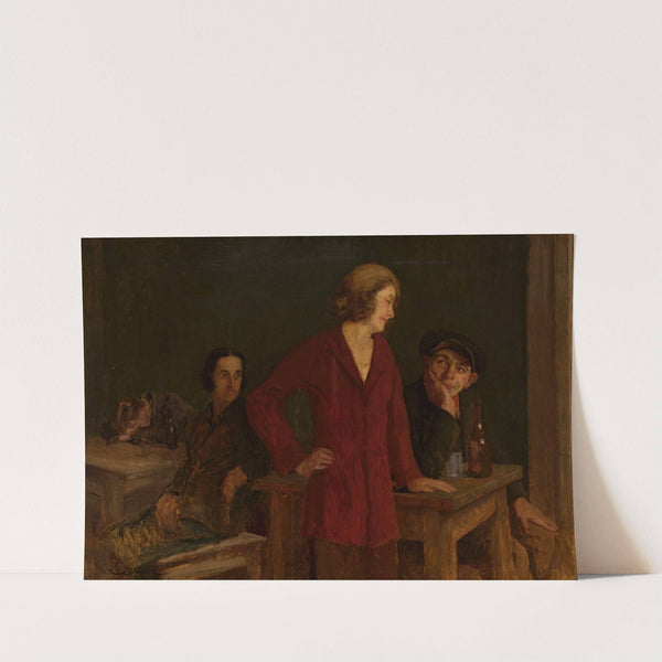 In a Tavern by Stanisław Lentz