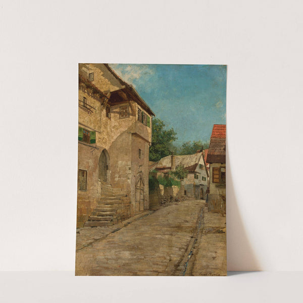 In a town (1893) by Curt Agthe