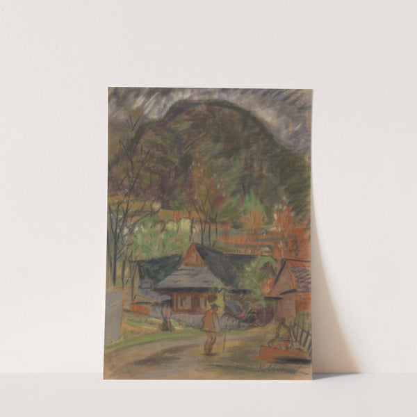 In a Village by Arnold Peter Weisz-Kubínčan