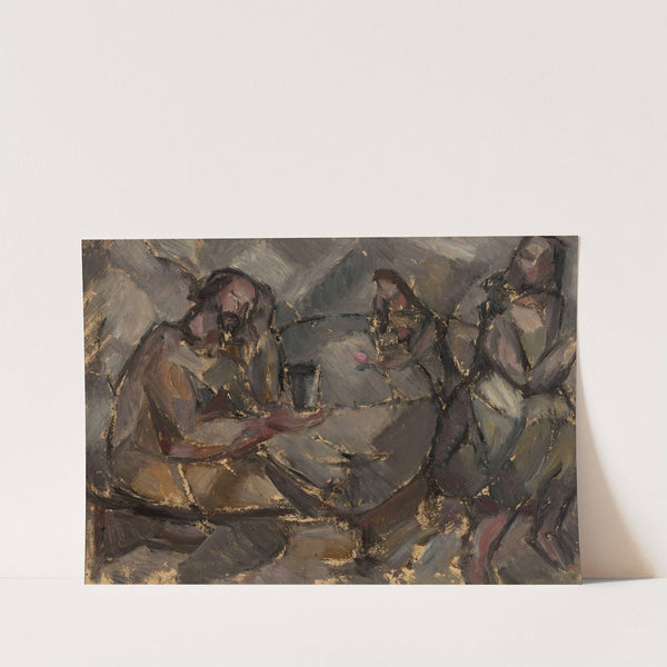 In a wine bar by Tadeusz Makowski