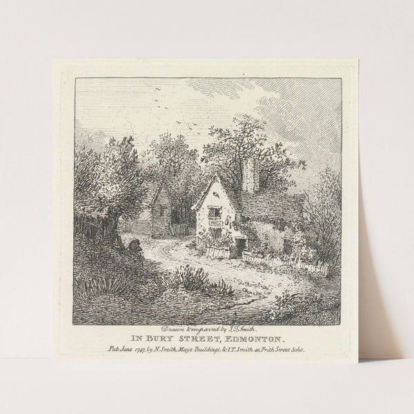 In Bury Street, Edmonton, Outer Suburb – North (1797) by John Thomas Smith