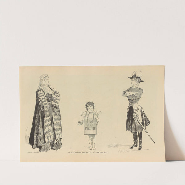 In days to come who will look after this boy (1893-1900) by Charles Dana Gibson