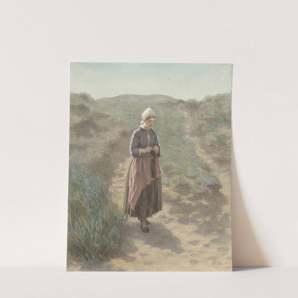 In de duinen te Zandvoort by David Adolph Constant Artz